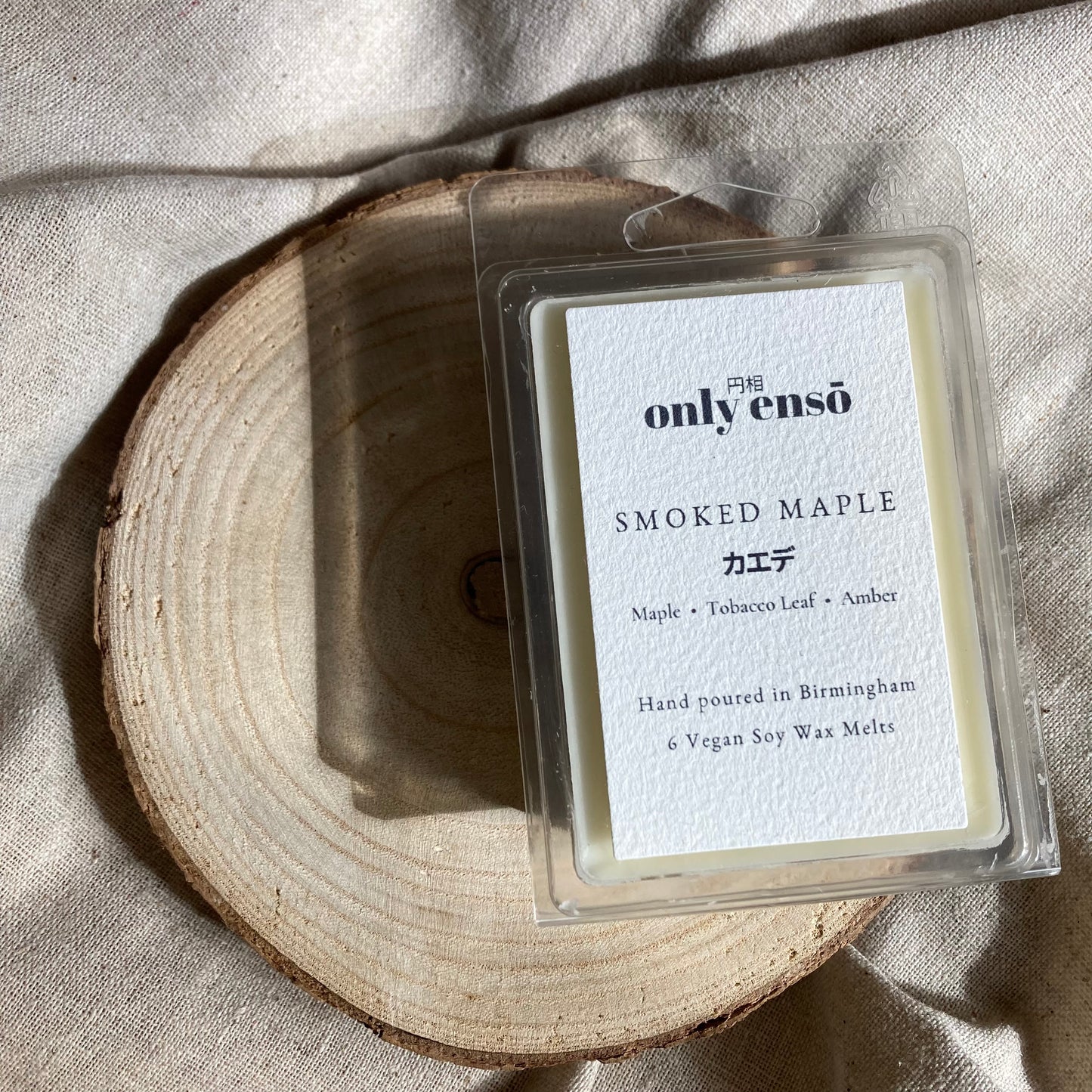 Smoked Maple Soy Wax Melts | Maple, Tobacco and Amber