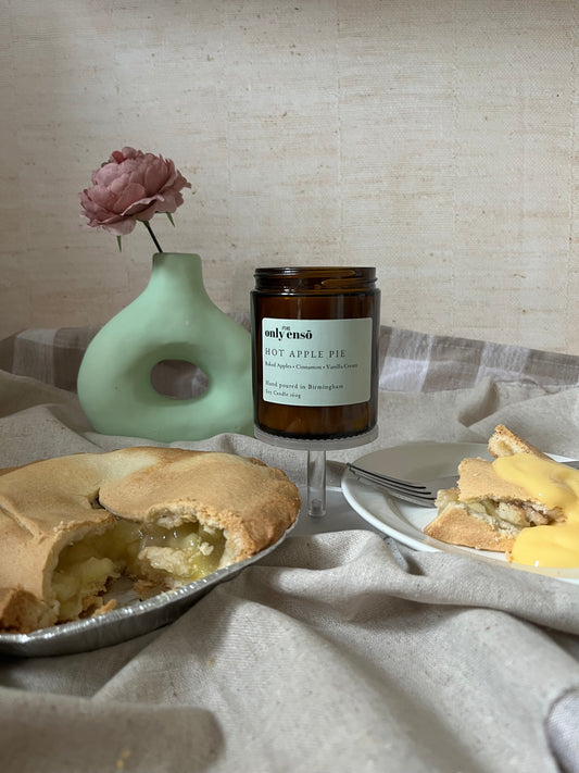 Apple Pie Soy Wax Candle | Baked Apple, Cinnamon and Vanilla Cream