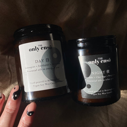 Day and Night Soy Wax Essential Oil Candles
