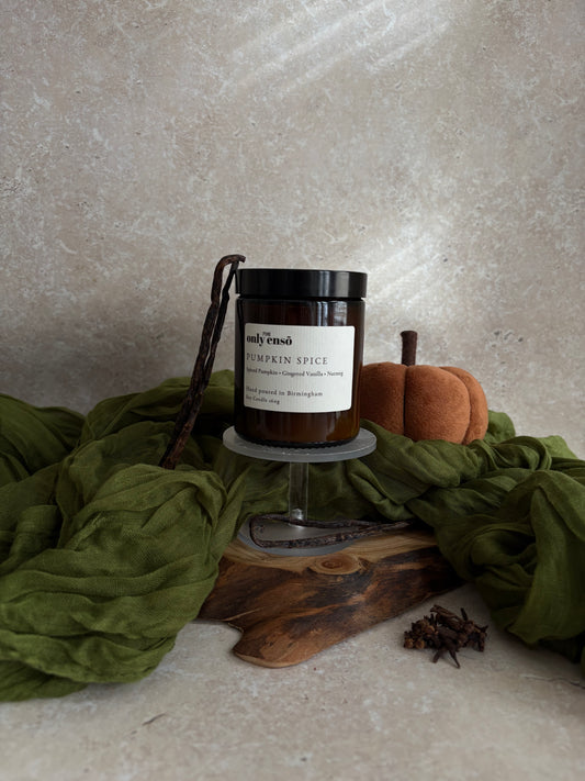Pumpkin Spice Soy Wax Candle | Spiced Pumpkin, Gingered Vanilla and Nutmeg