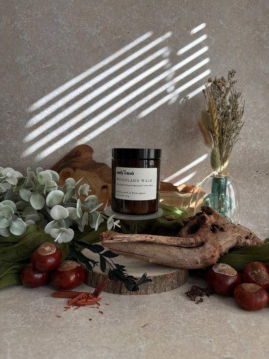 Woodland Walk Wax Candle | Palo Santo, Warm Cedarwood and Velvet Moss