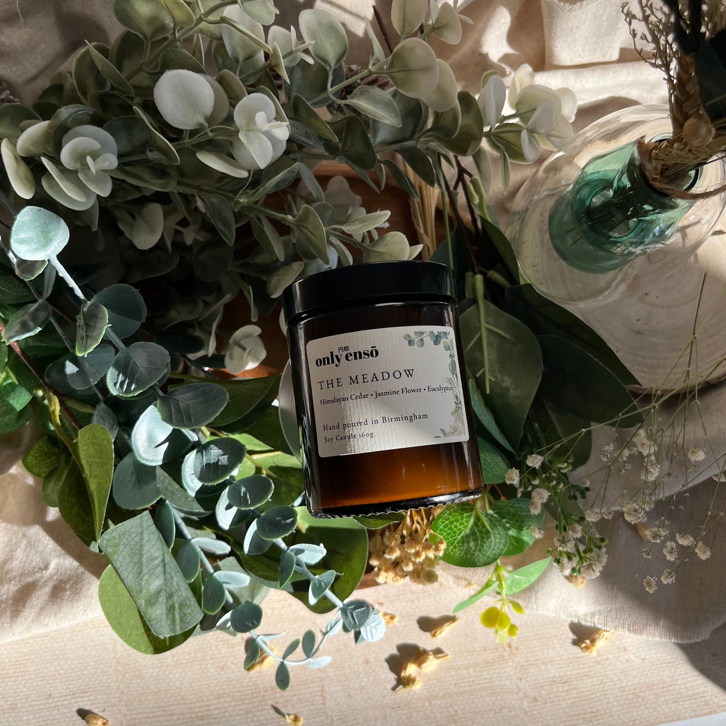The Meadow Soy Wax Candle | Himalayan Cedar, Jasmine Flower and Eucalyptus