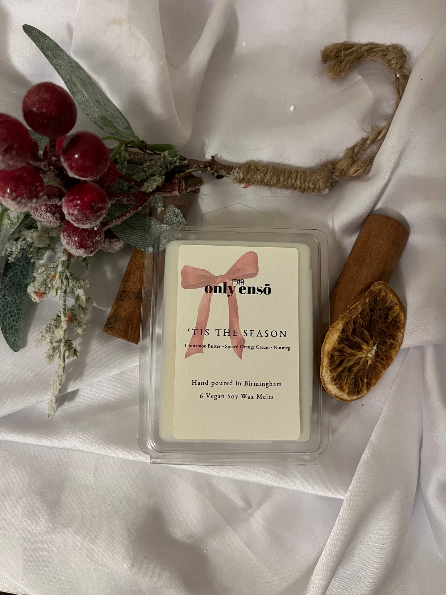 ‘Tis The Season Soy Wax Melts | Cinnamon Butter, Spiced Orange Cream and Nutmeg
