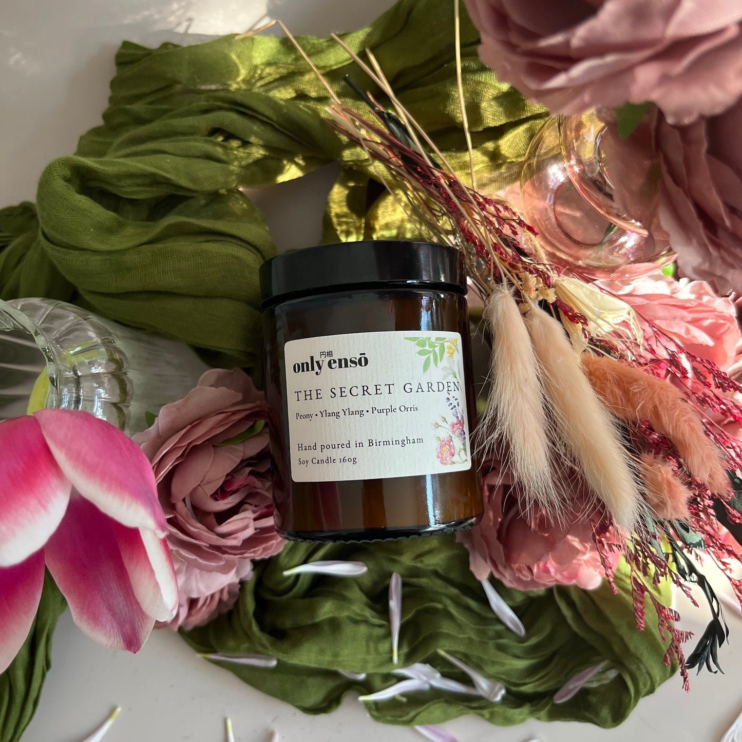 The Secret Garden Soy Wax Candle | Peony, Ylang Ylang and Purple Orris