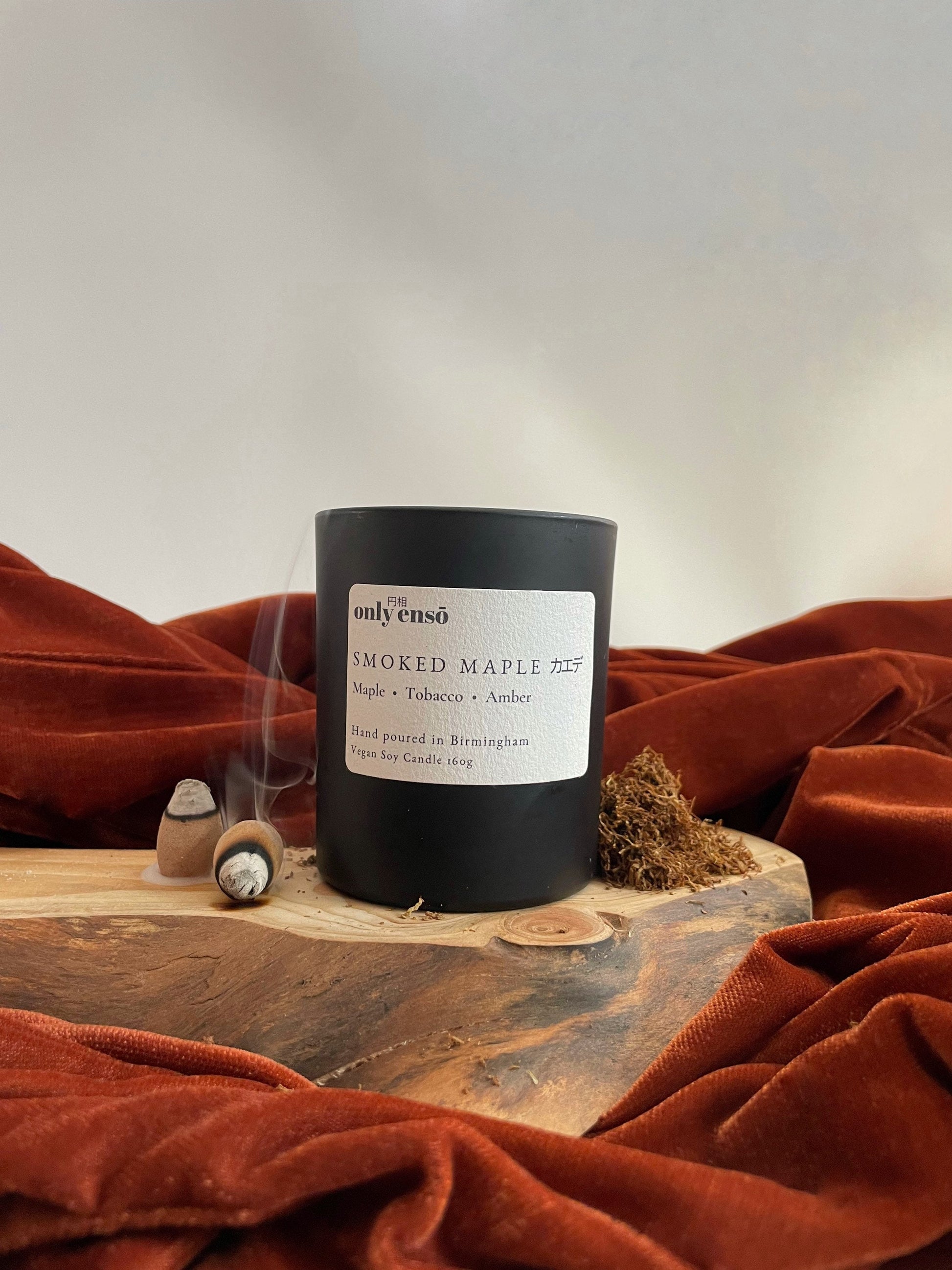 Honey and Tobacco Vegan Candle