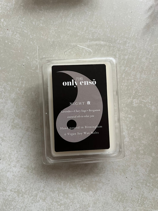 Night Essential Oils Soy Wax Melts | Lavender, Clary Sage and Bergamot