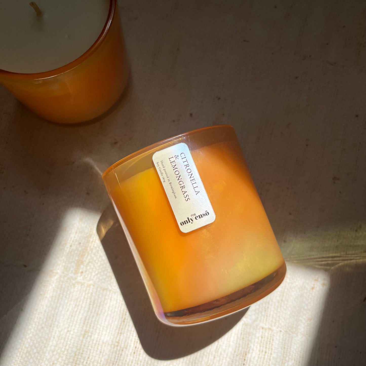 Citronella and Lemongrass Soy Wax Candle