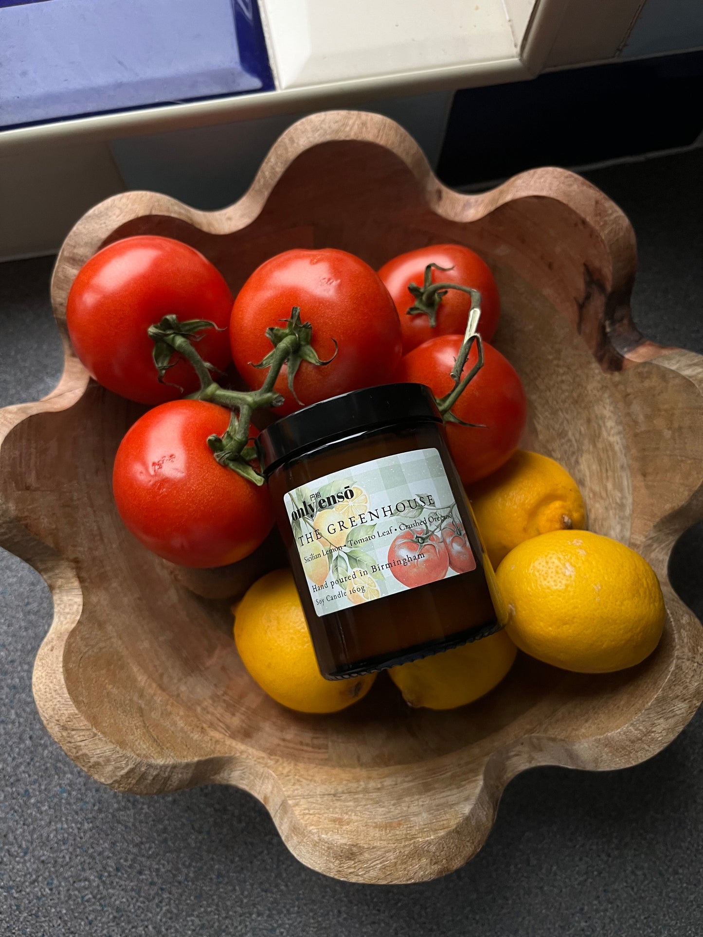 The Greenhouse Soy Wax Candle |Tomato Leaves, Sicilian Lemon, Oregano