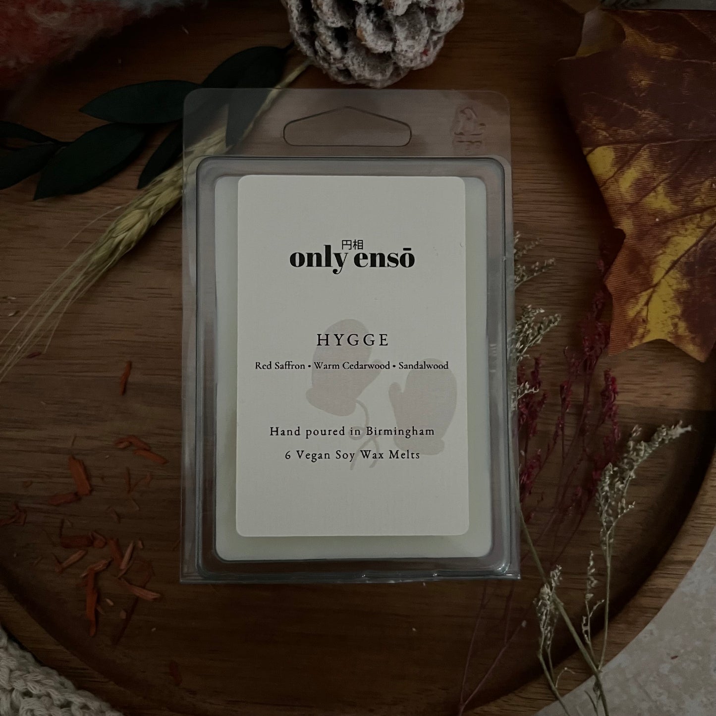 Hygge Soy Wax Melts | Red Saffron, Warm Cedarwood and Sandalwood