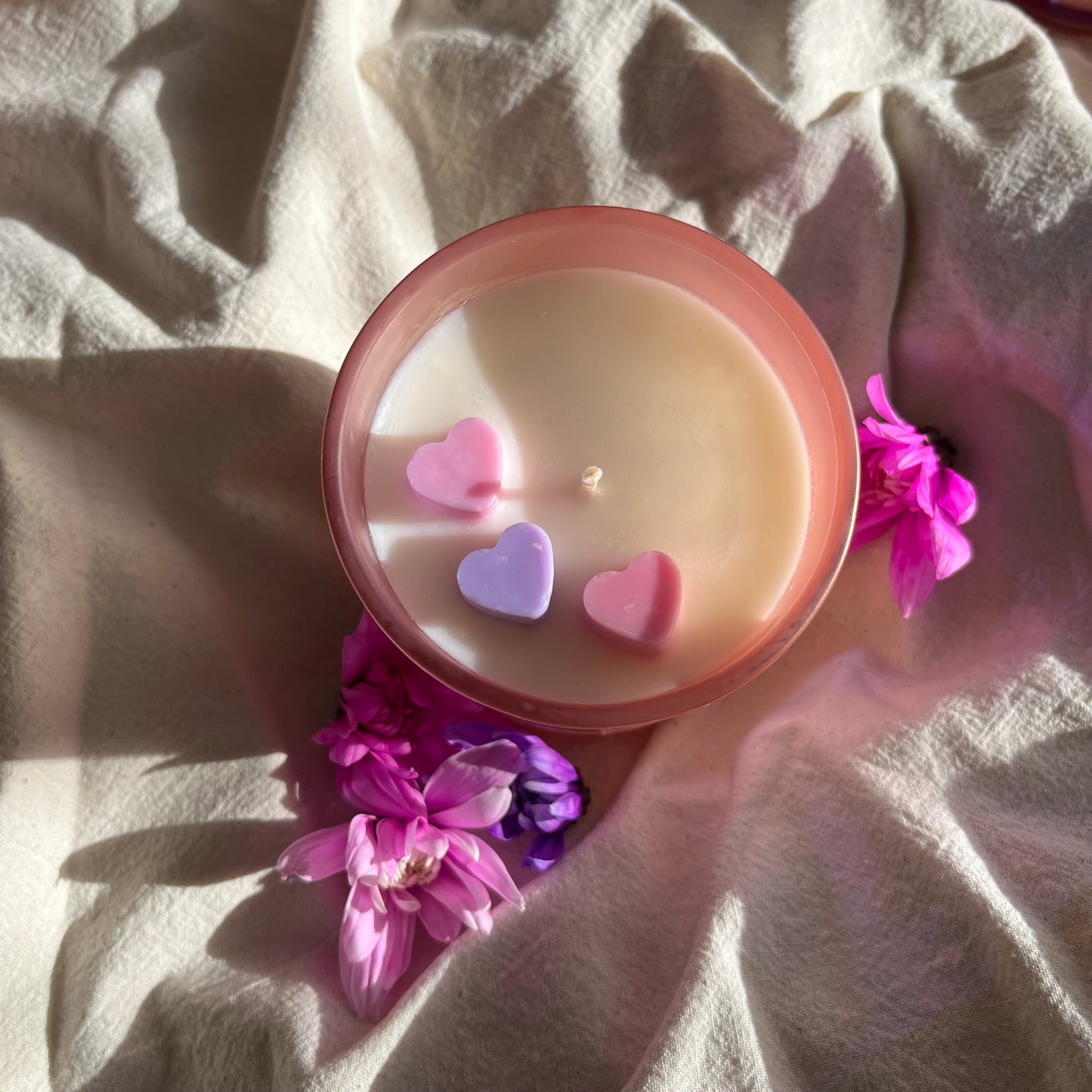 I Am Loved Affirmation Candle | Rose, Oud, Palo Santo and Lotus Blossom Soy Wax Candle.