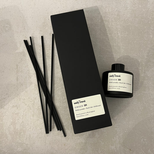 Onsen Reed Diffuser | Lavender, Driftwood and Rock Salt