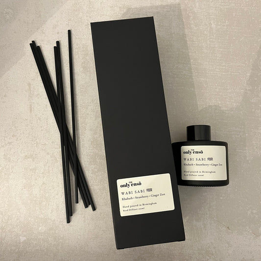 Wabi Sabi Reed Diffuser | Rhubarb, Strawberry and Ginger