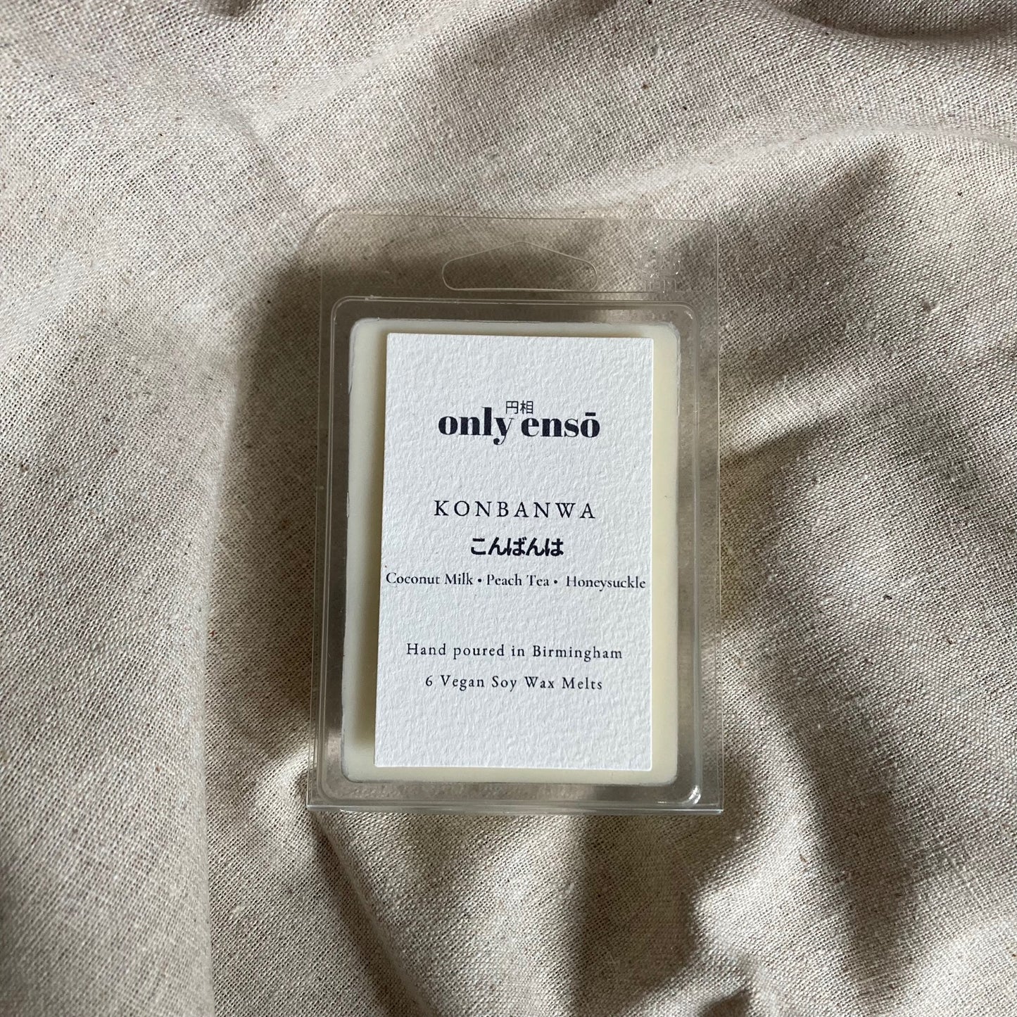 Konbanwa Soy Wax Melts | Peach, Coconut and Lemon