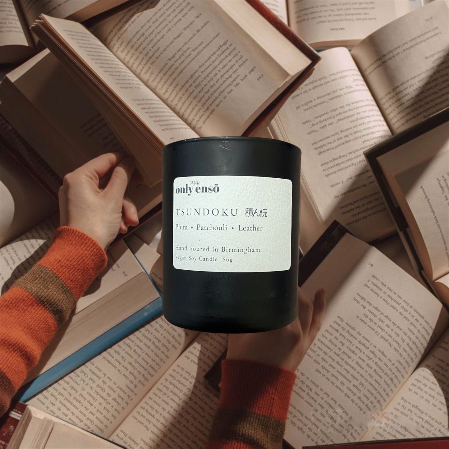 Tsundoku Patchouli Vegan Candle