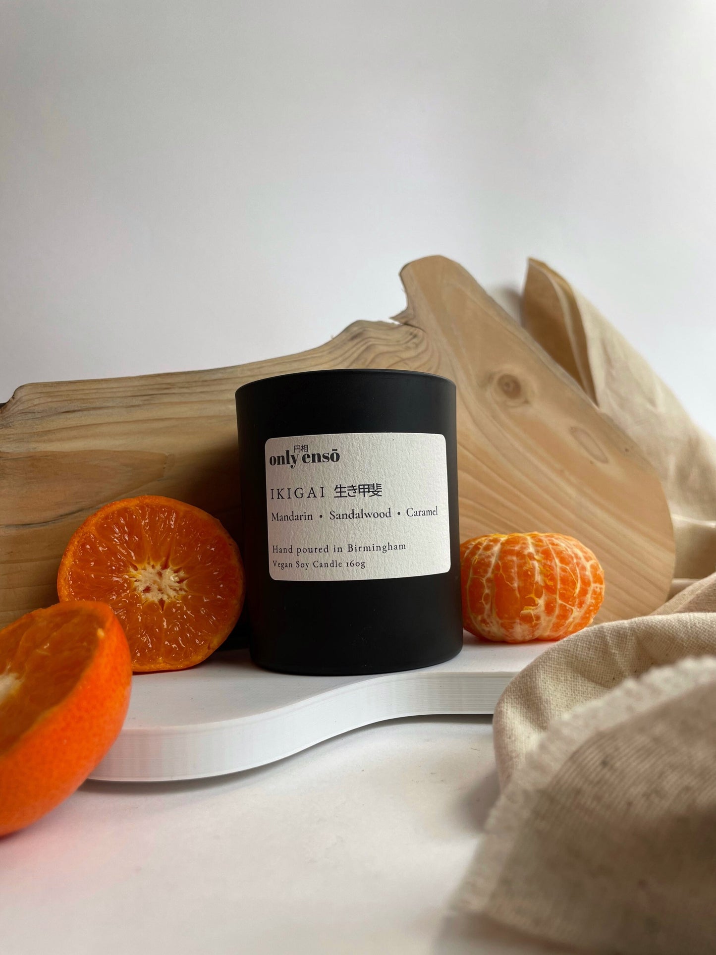 Sandalwood and Mandarin Soy Wax Candle